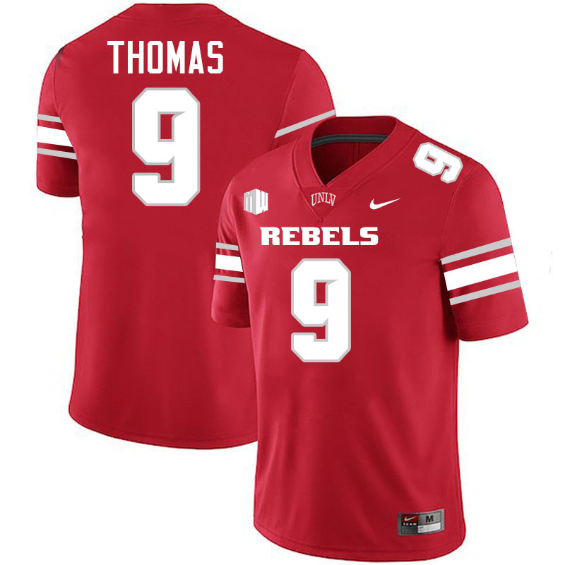 UNLV Rebels #9 Jai'Den Thomas College Football Jerseys,Uniforms-Scarlet